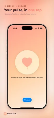 PulseCheck: App Store screenshot 1