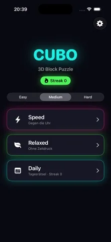 Cubo: App Store screenshot 1