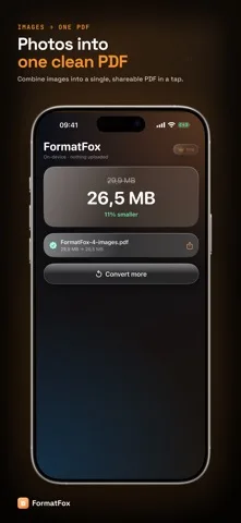 FormatFox: App Store screenshot 3